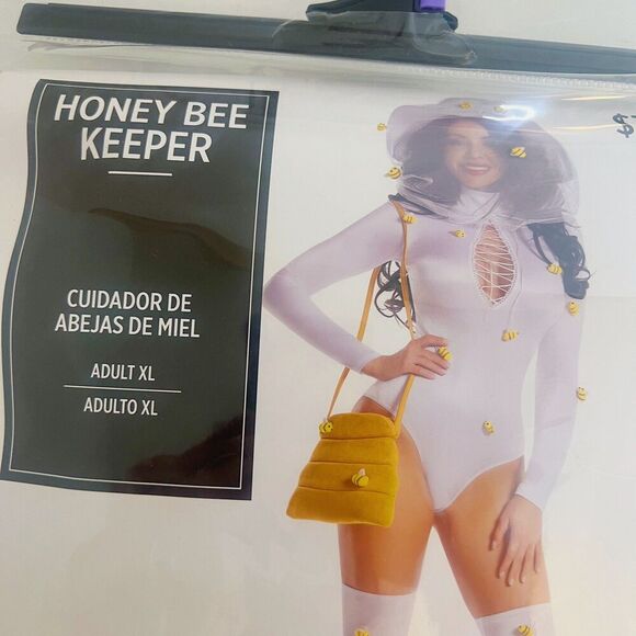 NWT Women's Honey Bee Keeper Halloween Costume Size XL - Picture 3 of 6